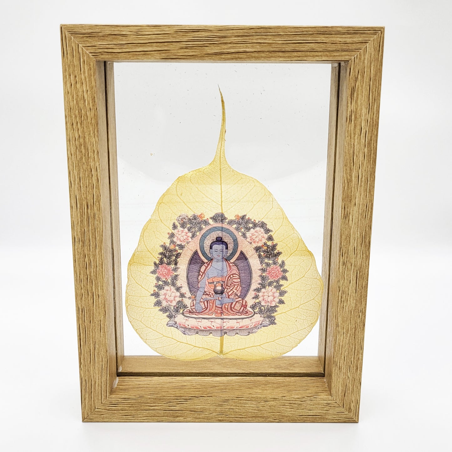 Medicine Buddha Bodhi Leaf Thang-ka