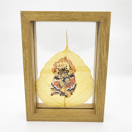 Zashi Lhamo Bodhi Leaf Thang-ka