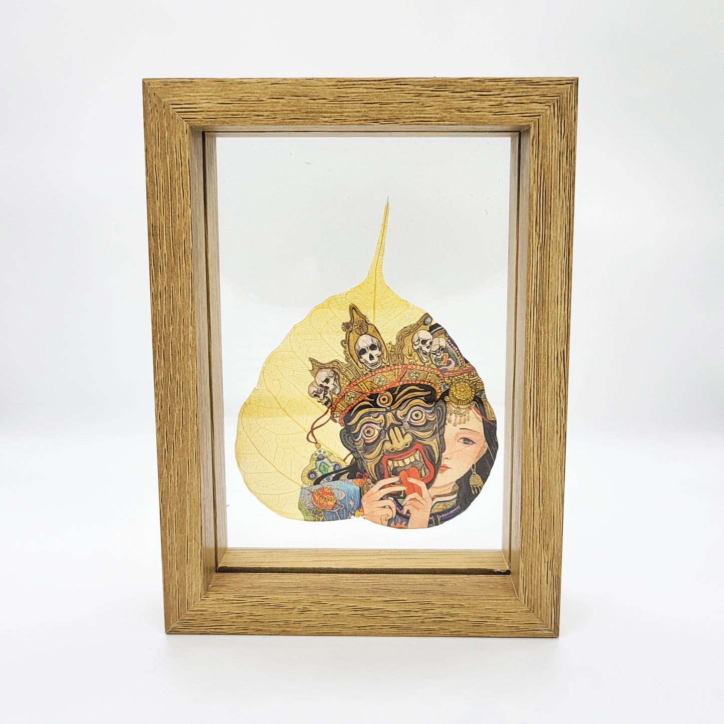 Zashi Lhamo Bodhi Leaf Thang-ka (Past and Present Life)