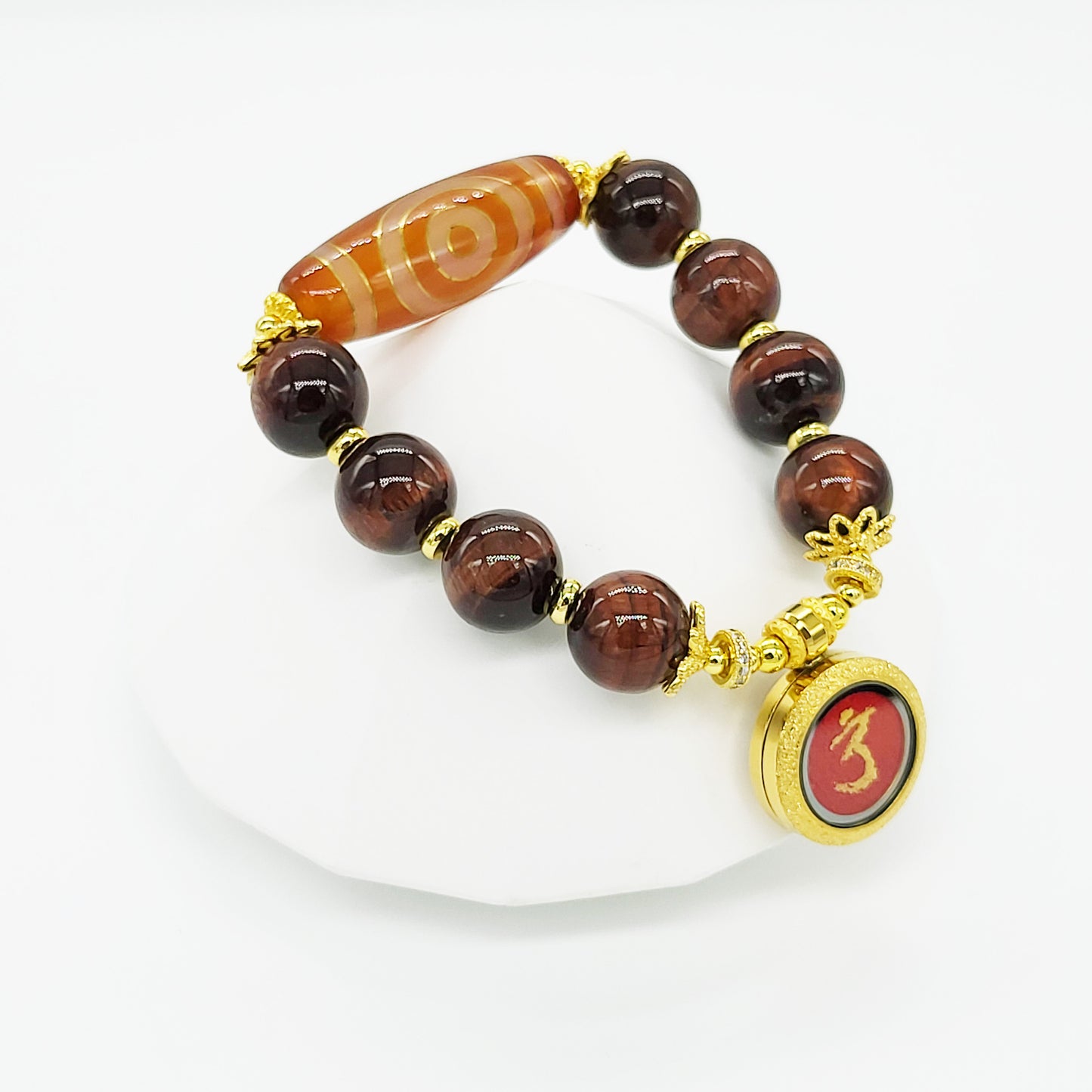 Longevity Thang-Ka with Eye within Heaven and Earth Dzi