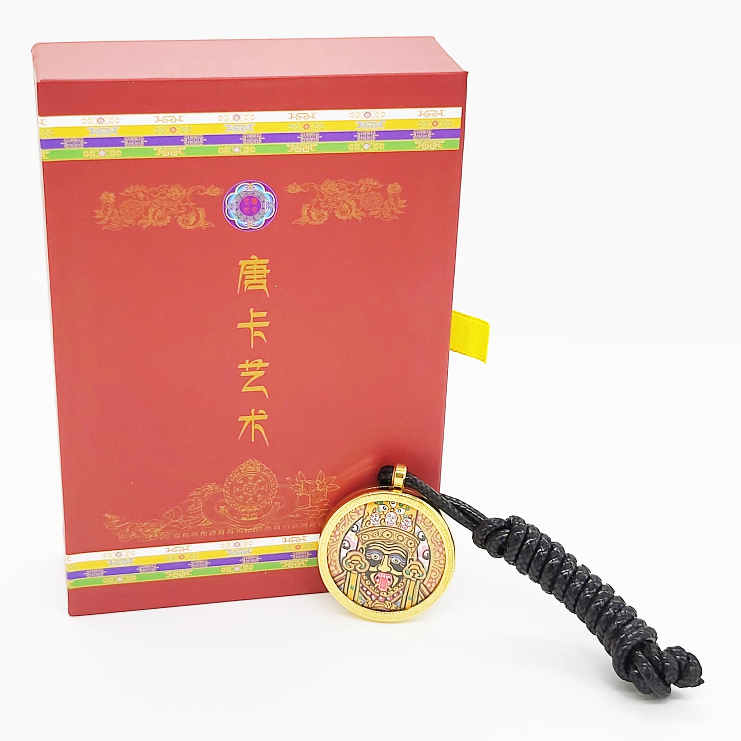 Dual Sided Thang-ka - Zashi Lhamo & Buddha Eye