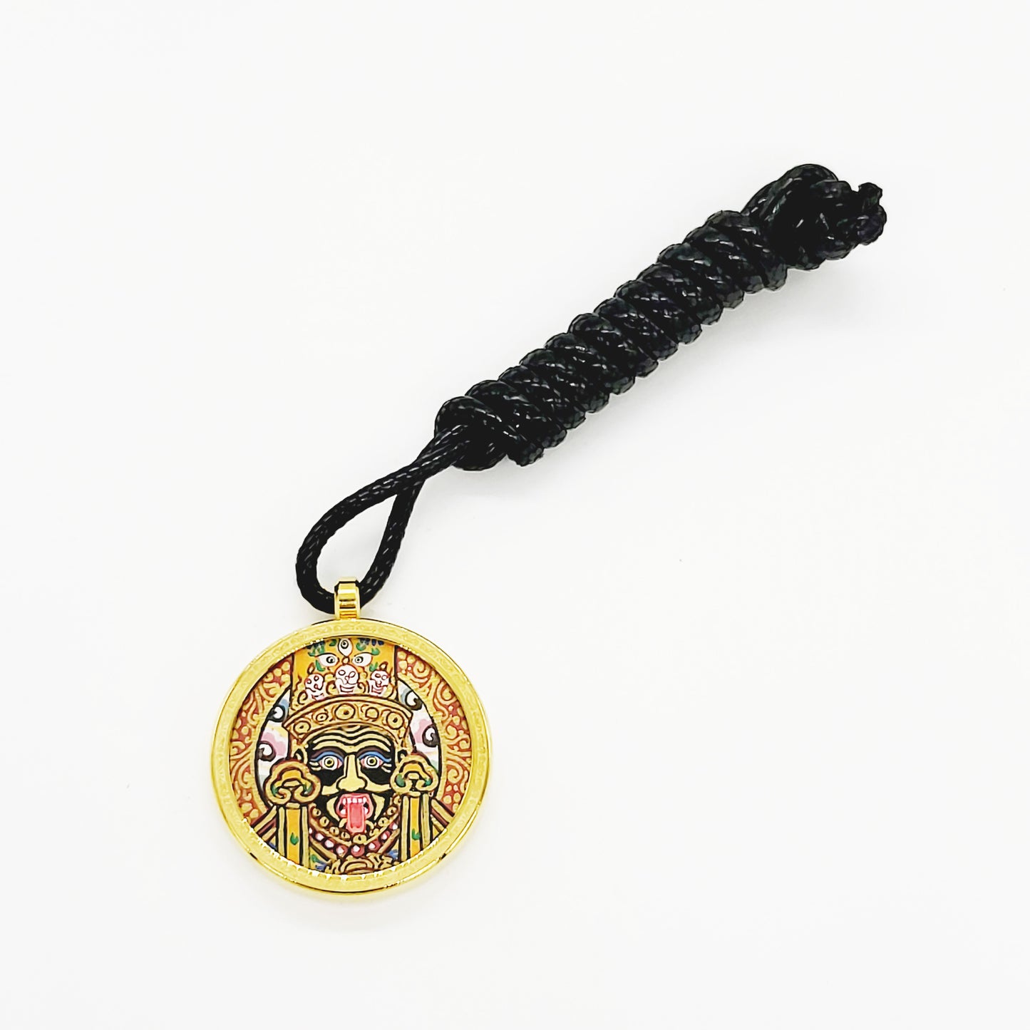 Dual Sided Thang-ka - Zashi Lhamo & Buddha Eye