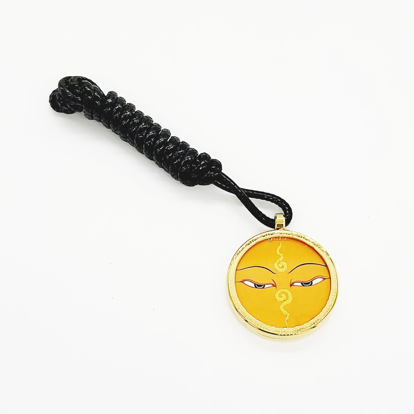 Dual Sided Thang-ka - Zashi Lhamo & Buddha Eye