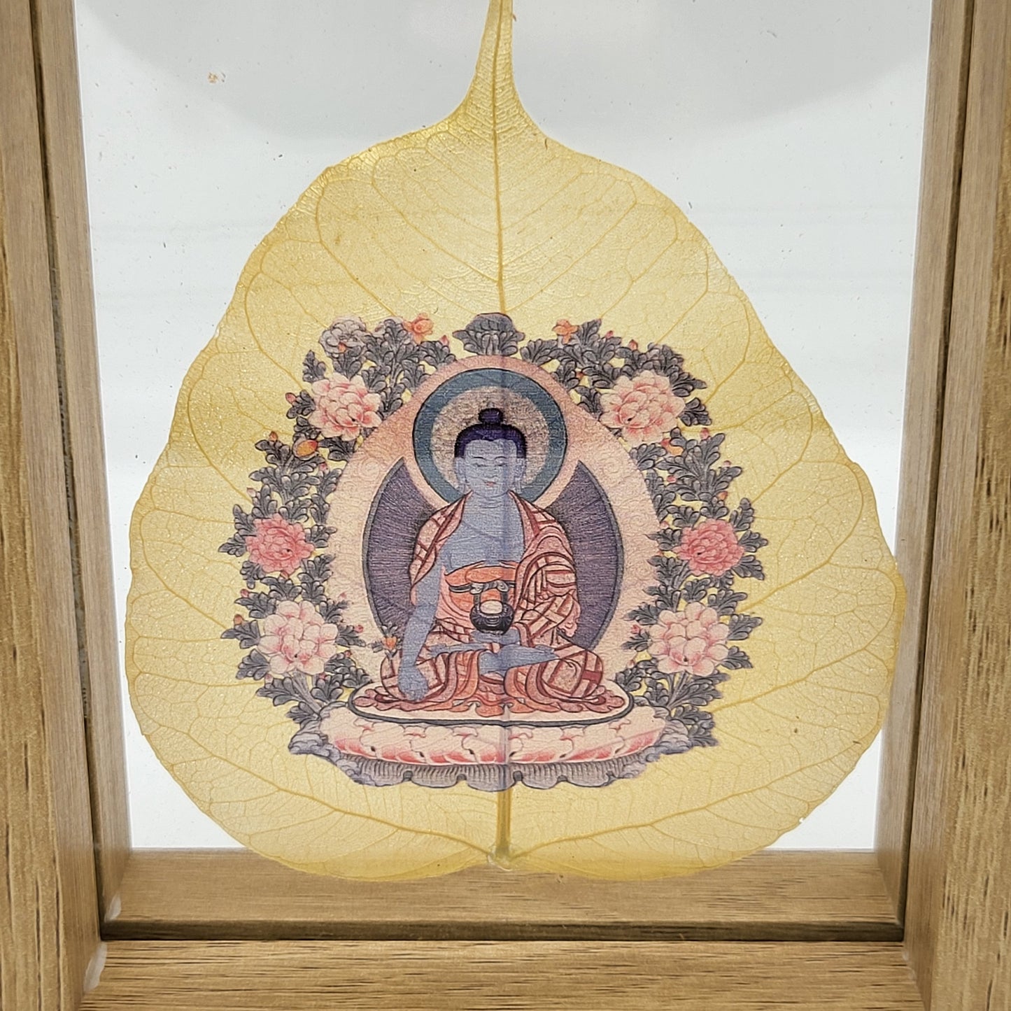 Medicine Buddha Bodhi Leaf Thang-ka