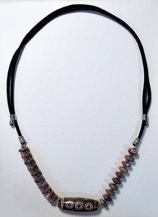 6 Eye Dzi Necklace